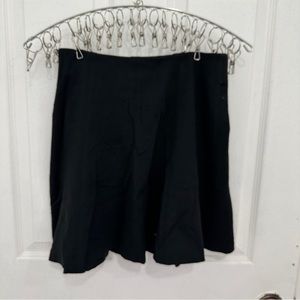 Black midi skirt
